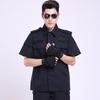 Black Mesh Tear-Resistant Short-Sleeve Security Guard Training Uniform