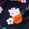 Kids' Summer Cotton Silk Off-the-Shoulder Princess Dress - Korean Style Nightgown