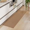DEXI Kitchen Highly Solid Easy to Stays in Mildew and Suitable for and Laundry Brown Mat, Long, Absorbent, Non-Slip, Washable, Simple, Stylish, Color,