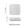 Light Luxury Square Thick Edge Flat Plate, High-End Restaurant Steak Plate, Hotel Ceramic Plate, Wedding Dining Plate