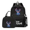 Peripheral Printed Anime Backpack Set, Personalized Trendy Backpack Set For Elementary And Middle School Students