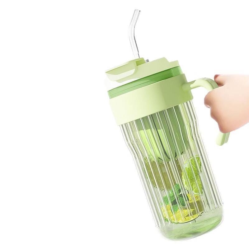 OLOEY Dual-Drink Borosilicate Glass Cup