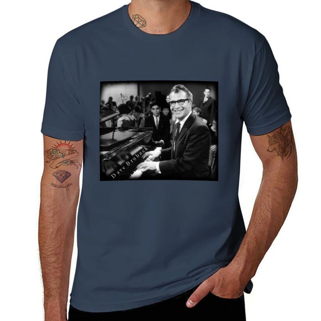 Dave Brubeck Tshirt Trendy Casual Short Sleeve Shirt