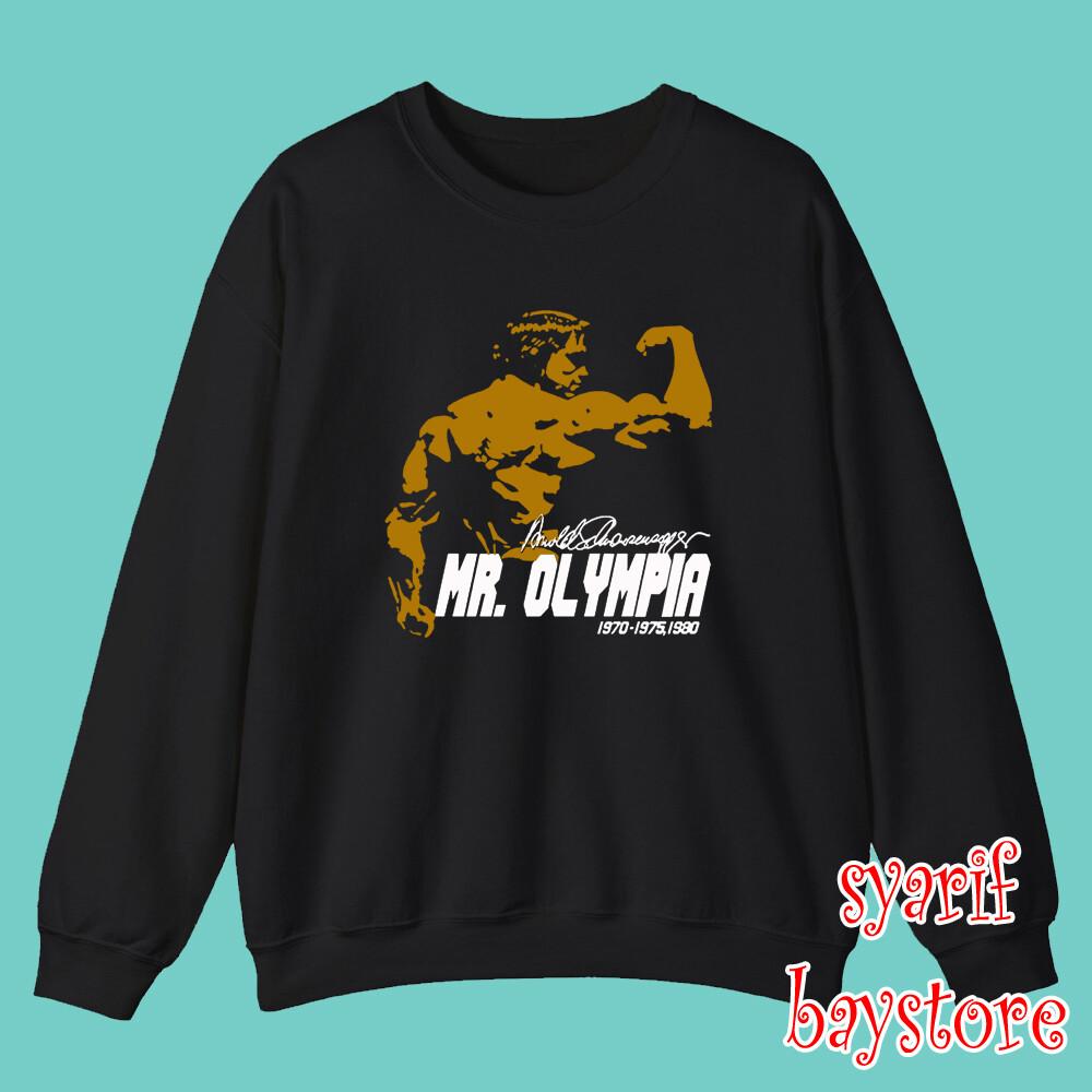 Arnold Schwarzenegger Mr. Olympia Muscle Black Size S3XL Unisex T-Shirt M