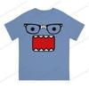 Domo Kun Print Funny Short Sleeved T-shirt Men