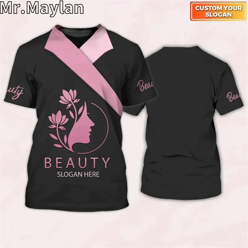 T-shirt personnalisé 3D Brow Specialis pour sourcils, chemises personnalisées pour sourcils, cils, vêtements, cadeau pour femmes, maquillage, t-shirt unisexe de rue