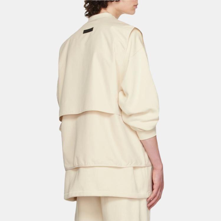 Fear of God Essentials FW22 Barn Vest 'Egg Shell' Men's FOG-FW22-131
