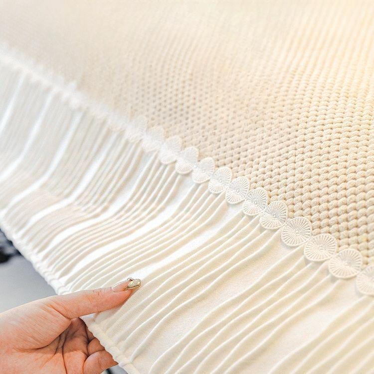 New French Cream Sofa Cushion Four Seasons Universal Cover Cloth Cushion Sofa Cover