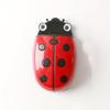 1 Pcs Ladybug Magnetic Pen Holder And Eraser - Dual Purpose Whiteboard Accessory Cartoon Plastic Storage Box