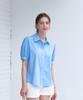 BRILLEMONTHS Wrinkle-Free Bamboo Puff Shirt [Sky Blue]