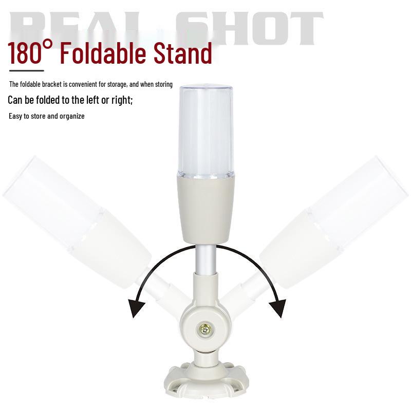 Custom LED Three-Color Warning Light: Foldable 12V/24V/220V Signal and Alarm Light