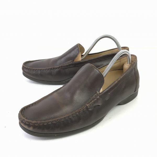 

REGAL Leather Slip On 24 Dark Brown Loafer Moccasin Dress Shoes Business(USED)