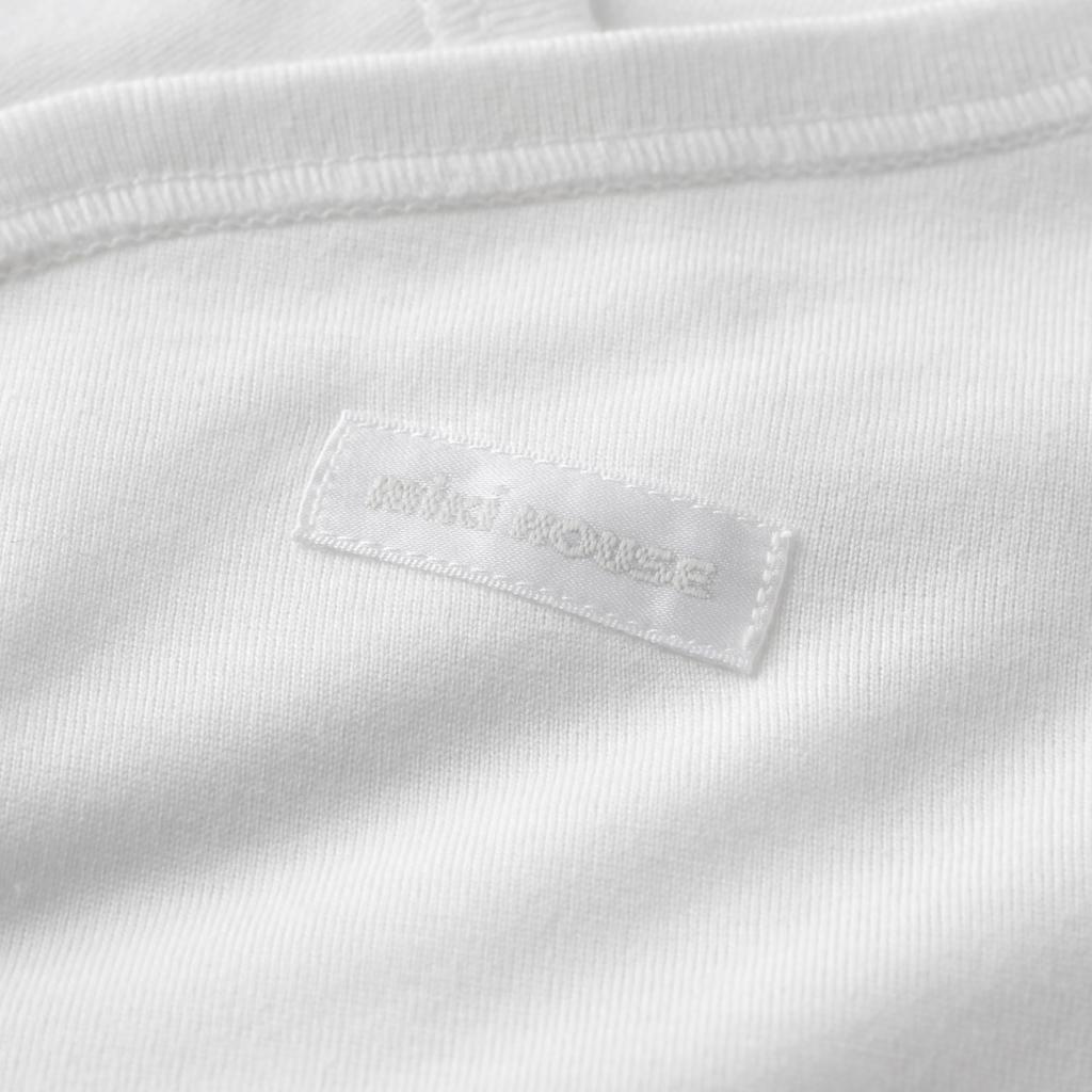 Miki House Combi Baby Solid Made In for Boys and Size White Undershirt, Color, Logo, 100% Cotton, Japan, Girls, Newborn, 40-2331-140, 60-70cm,
