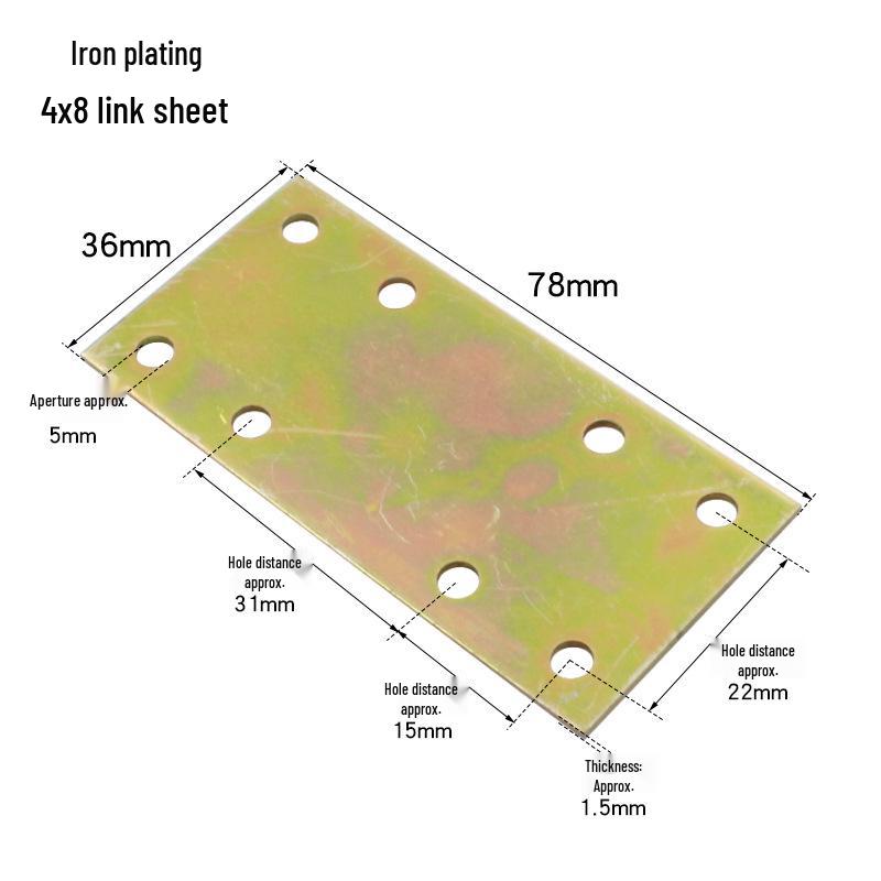 90° TL Type Cold-Rolled Steel Angle Iron Shelf Support Connector