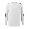 Men's Hoodless Sweatshirt Pullover Sweater For Leisure In And Winter With Ribbed Lightweight Sweatshirts Color