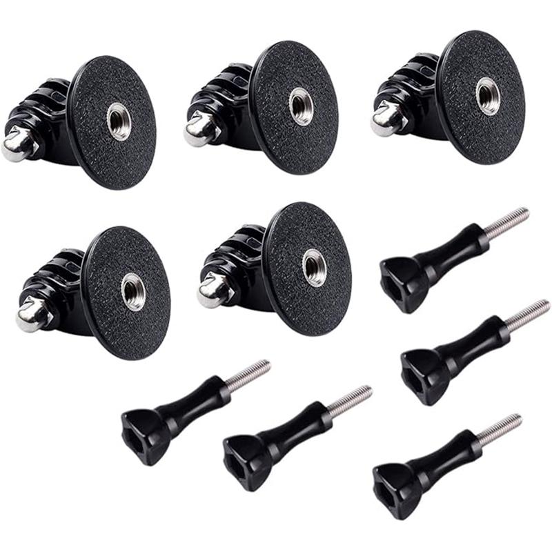 5pairs Tripod Mount for GoPro Thumb Screws 1/4 Adapter Compatible with Go Pro Hero 13 12 11 DJI Osmo Insta360 Action Camera