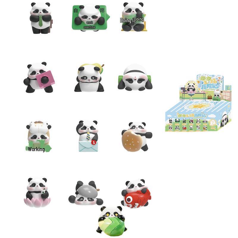 Dudu Adventures: Hand-Painted Giant Panda Blind Box Figure