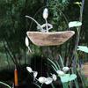 Carillon éolien structure en fer taille compacte joli cadeau cloche suspendue décoration de jardin accessoires ménagers décorations de jardin pendentif mural