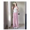 Blue Yamamoto Pants for Women In Spring and Autumn New High-waisted Casual Drooping Small Person Lazy Style Wide-leg Pants