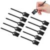 10pcs Electric Shaver Cleaning Brushes Set Nylon Hair Handle Machine Cleaning Brush Black