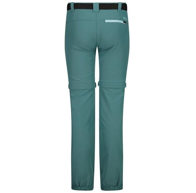 Брюки CMP Zip OFF Pant agave E811 синий/бирюзовый
