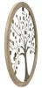 Wall Panel With Mirror Tree Of Life Cm Ø 61X1,8