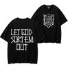Clipse Shirt Let God Sort Em Out T-shirt Men Casual Shirt New Album Let God Sort Em Out Shirt Streewear Hip Hop Tops Y2K Clothes