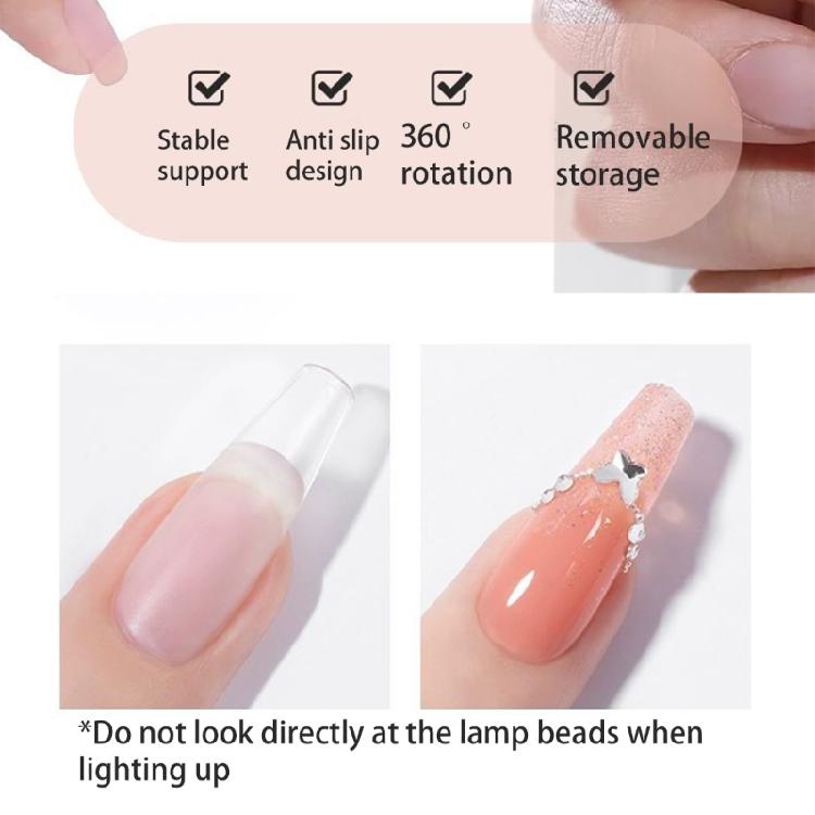 Mini UV LED Nail Lamp for Gel Nails,Handheld UV Nails Light Holders Bracket