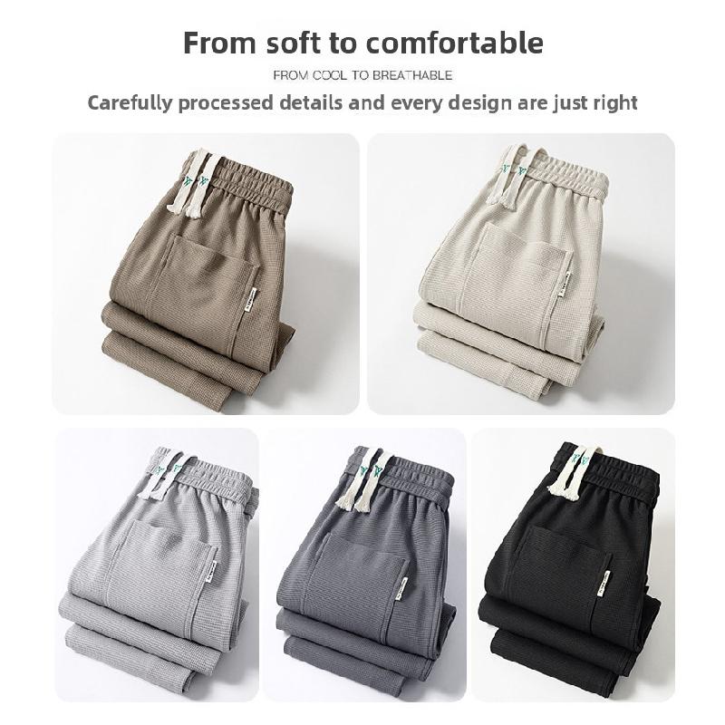 High-quality 2026 summer lightweight men's casual jogger pants