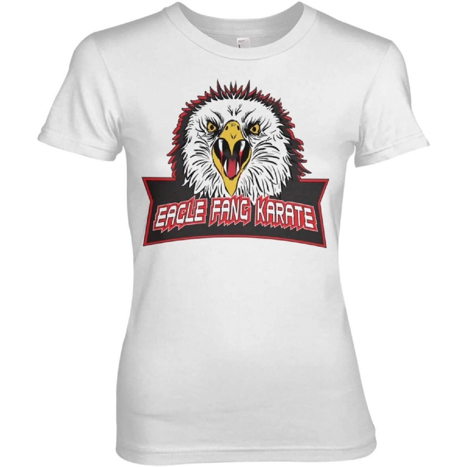 Официально лицензированная женская футболка Cobra Kai Eagle Fang Karate (белый) S