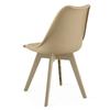 MARK Chair - Dark Beige / Beige Legs X 2