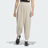 Adidas Knitted Sweatpants Women's Light Umber Moderate Tapered Pants Unisex IP7092