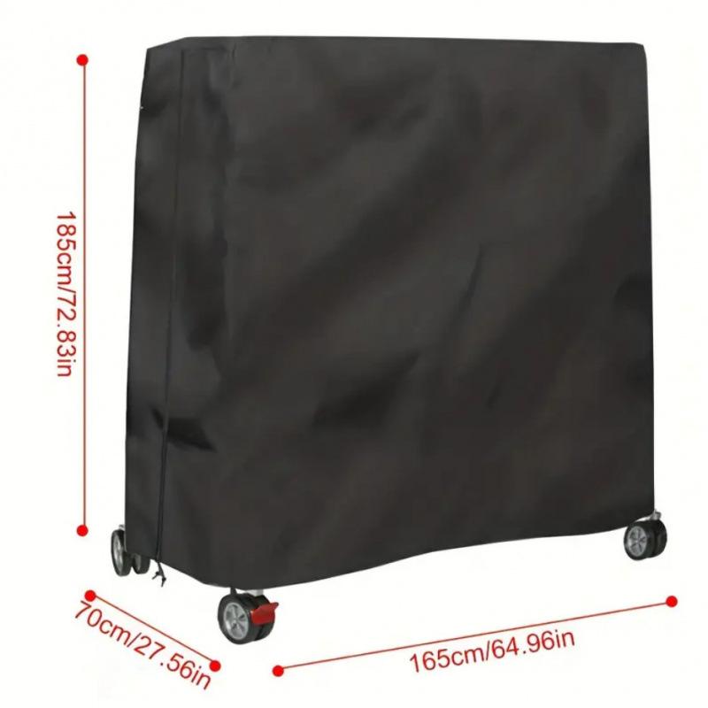 Oxford Fabric Ping Pong Table Cover with Zipper Waterproof Sun Protection for Indoor Outdoor