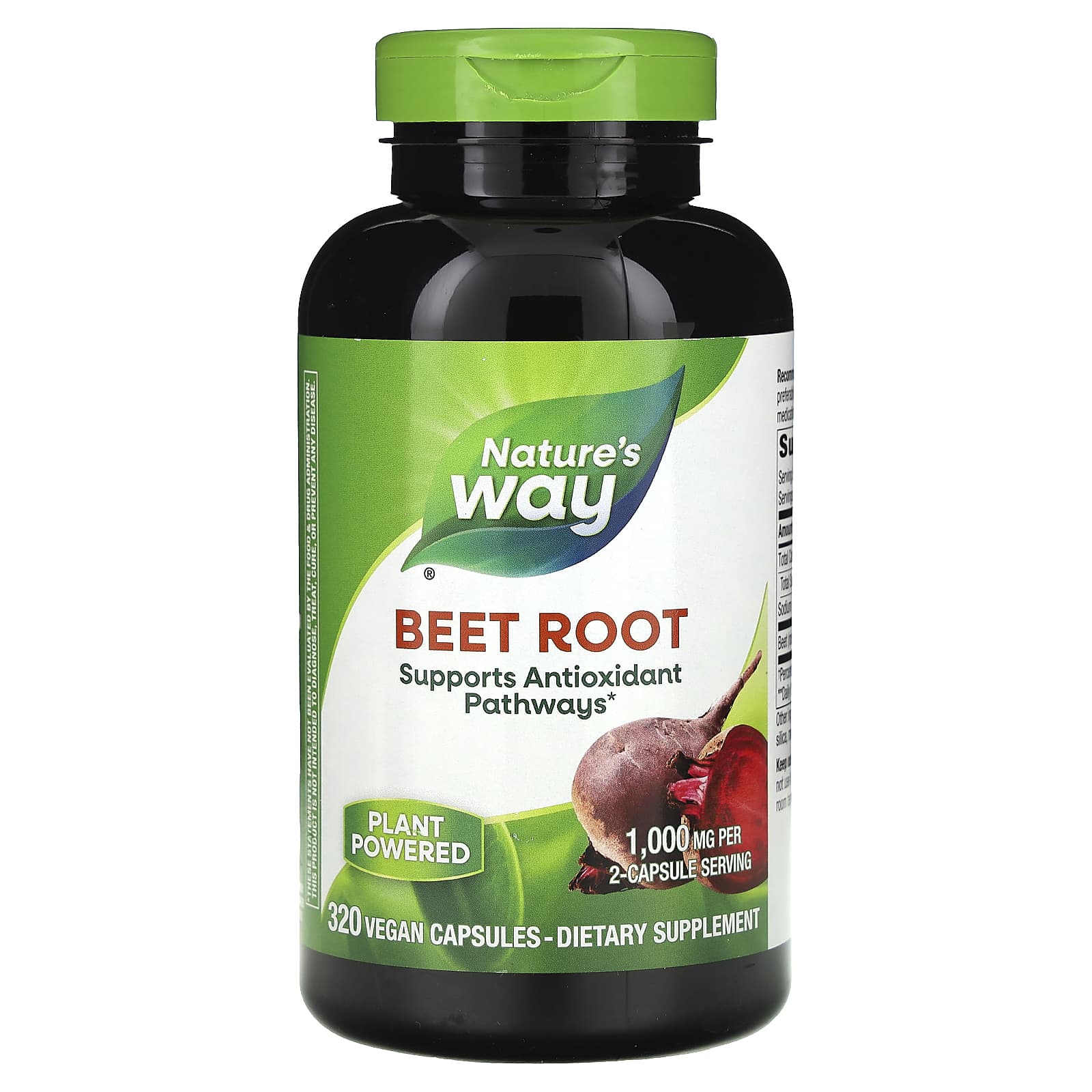

Nature S Way, Beet Root, Veggie Capsules, 320 ct (500 mg per capsule)