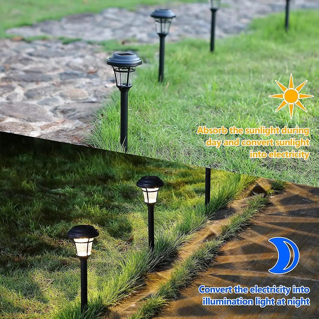 Solar Power Landscape Lights LED Outdoor Garden Yard Pathway Lawn Art Lamp Decor Lawn Light