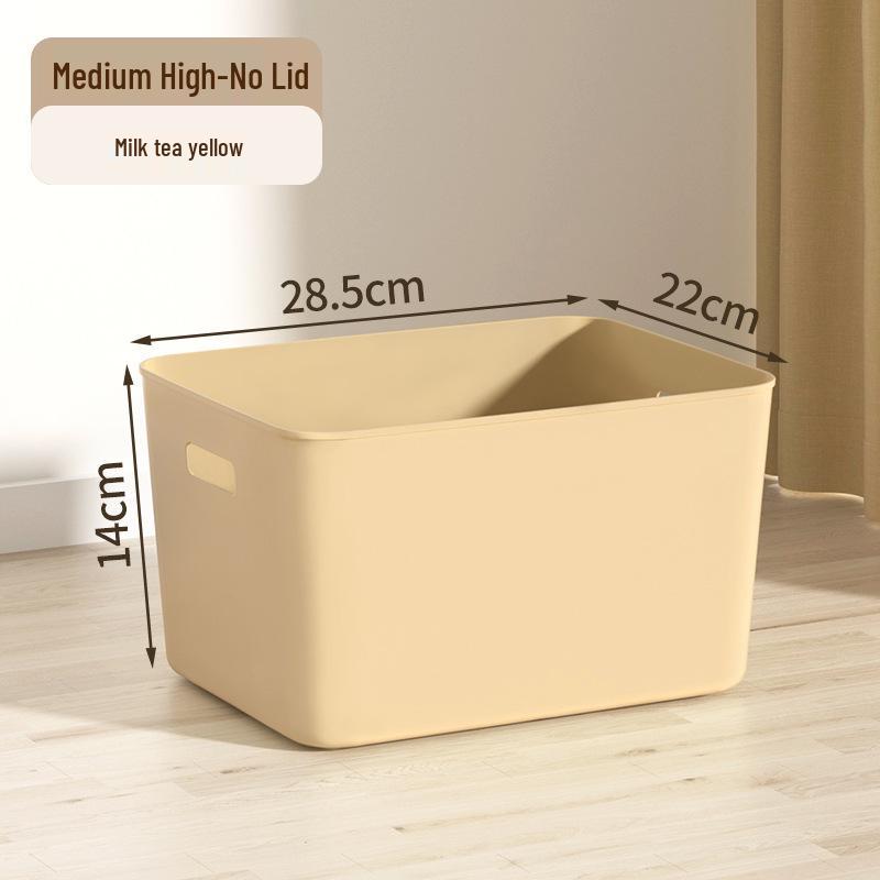 Aufbewahrungsbox aus Kunststoff mit Deckel - Ideal für Kleidung, Snacks und Sonstiges