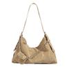 High-end large-capacity tote bag for women, 2025 new model, simple underarm bag, niche versatile commuter shoulder and crossbody bag