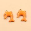 Colorful Seashell & Dolphin Stainless Steel Pendants - 2 Styles, Creative Animal Ornaments