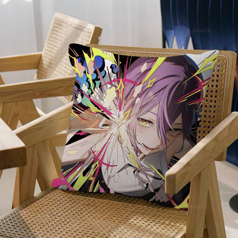 Anime Chainsaw Man Reze Arc Cushion Cover Car Throw Pillow Case For Sofa Car Christmas Gift Xcm Xcm