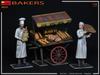 Miniart Scale Bakery Set with 2 Plastic MA38074 1/35 Figures, Model,