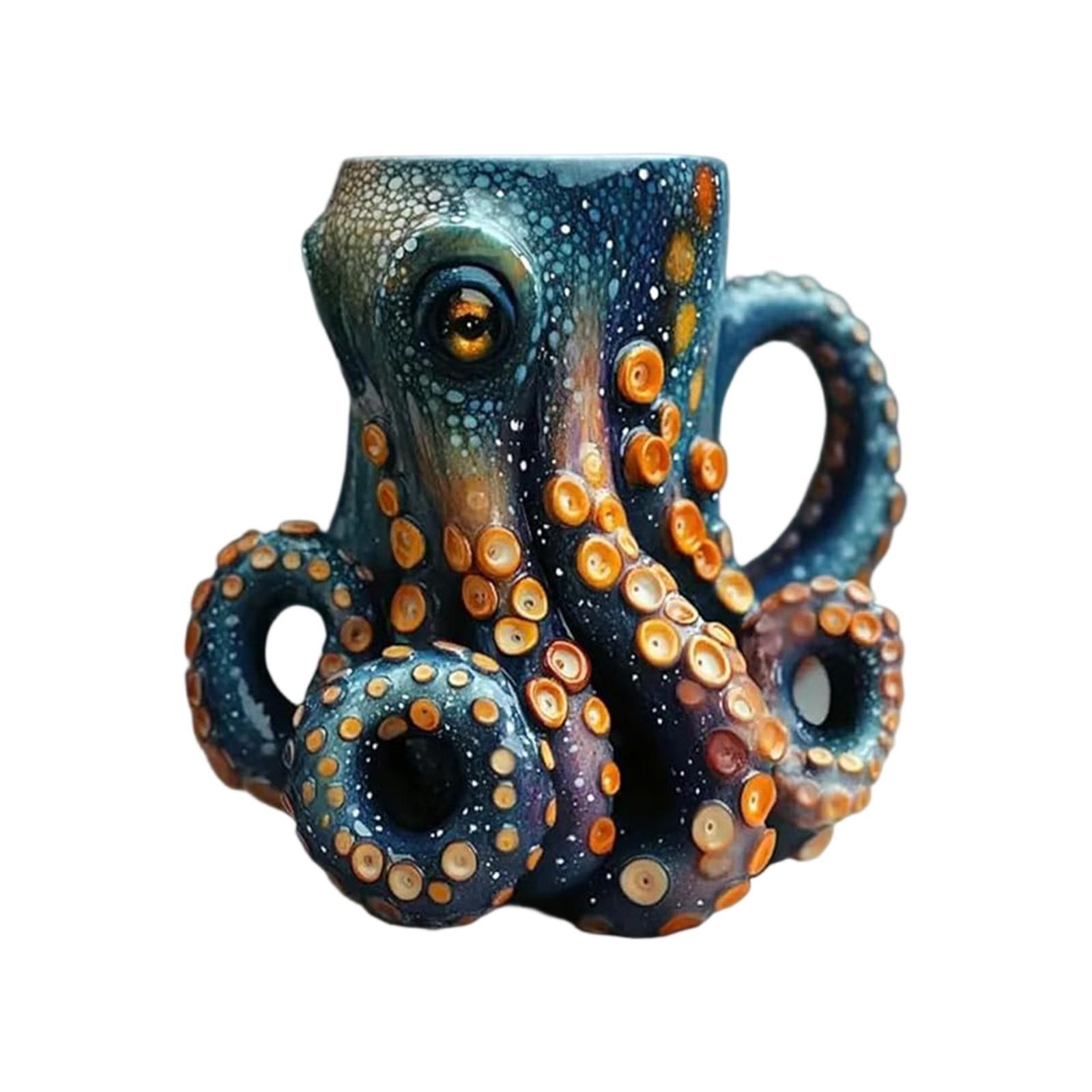

Кружка Морська істота, 3D Морські Смішні Кружки, Чашка-статуетка ручної роботи, Кавова кружка для декору