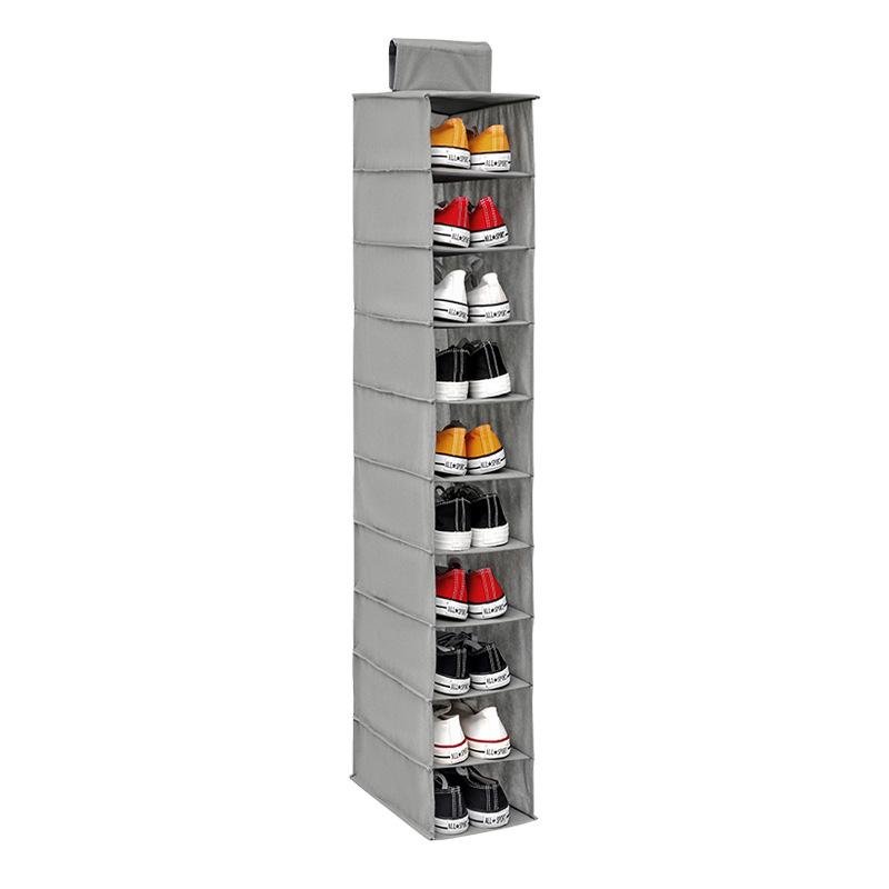 Organize Your Wardrobe with the 10-Tier Hanging Storage Bag for Clothes and Accessories