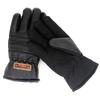 Winter thickened warm men's PU gloves fleece casual fleece large cotton gloves cycling gloves one piece