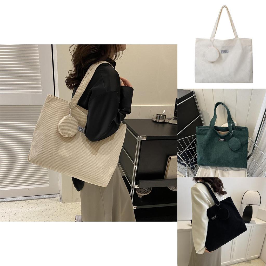 Trendy Summer 2023 Canvas Tote Bag Stylish Casual Shoulder Bag For Women