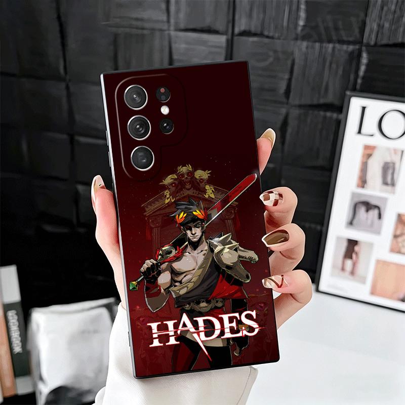 H-Hades A-Action Soft Phone Case for Samsung Galaxy S26 S25 Edge S24 Ultra S23 Plus S22 S21 FE S20 Black Cover Back Shell