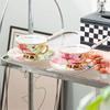 180ML/200ML Britský šálka na popoludňajší čaj s tanierikom a lyžičkou Elegantný kvet ľalie Vysoko kvalitný porcelán Hrnček na kávu Šálka na čaj Poháre na pitie