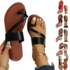 Bayan Sandalet Flip Flop Sandalet Bir Düğme Hafif Günlük Kauçuk Tabanlı Sandalet Kadın Sandalet