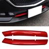 2pcs Red Front Grille Bottom Trim Car Accessories Replacement for Mazda CX?5 2017?2020