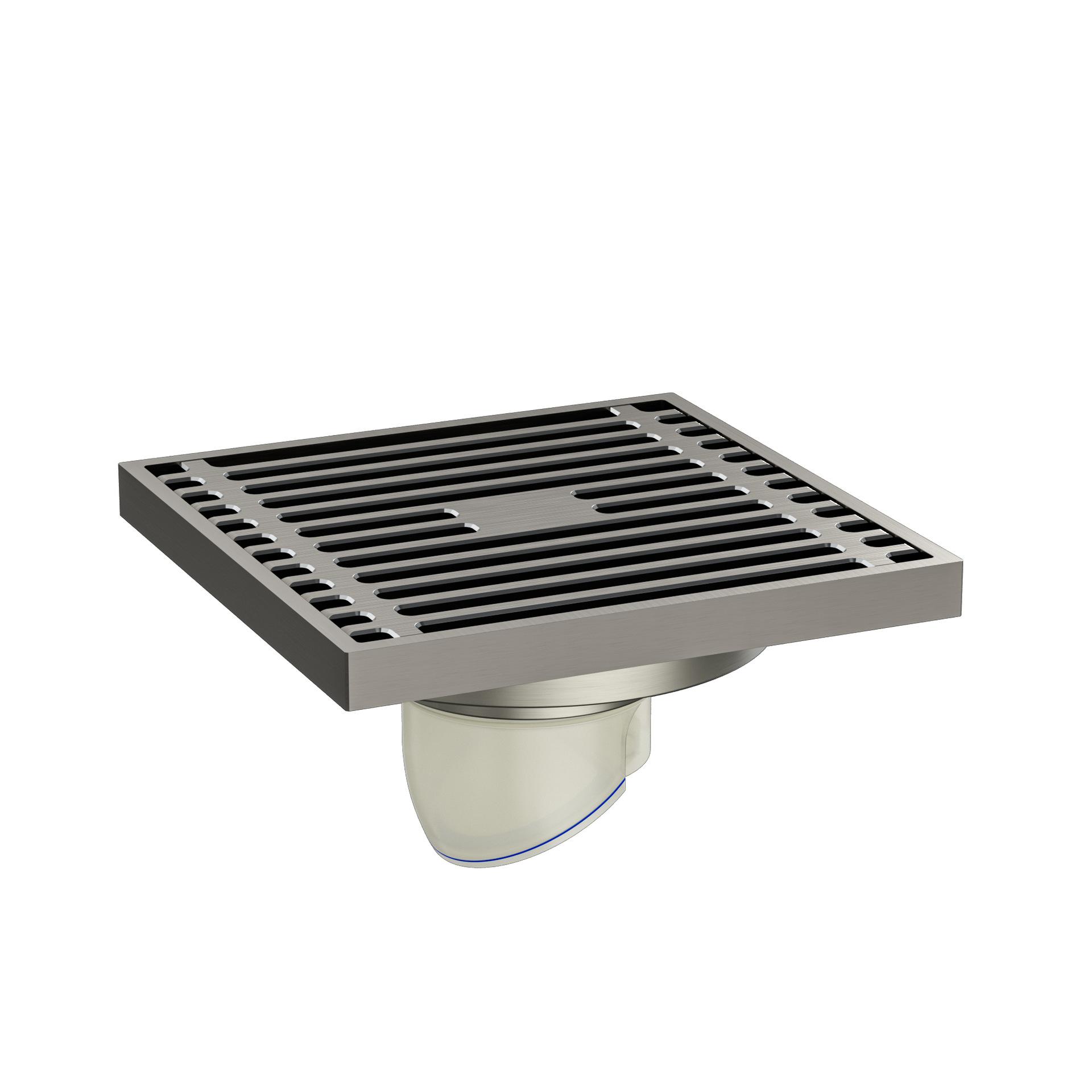 Stainless Steel Floor Drain Grate square 10*10cm Toilet Bathroom Accessory Sanitary Hardware Floor Drain (Silver,Stainless Steel) серебряный