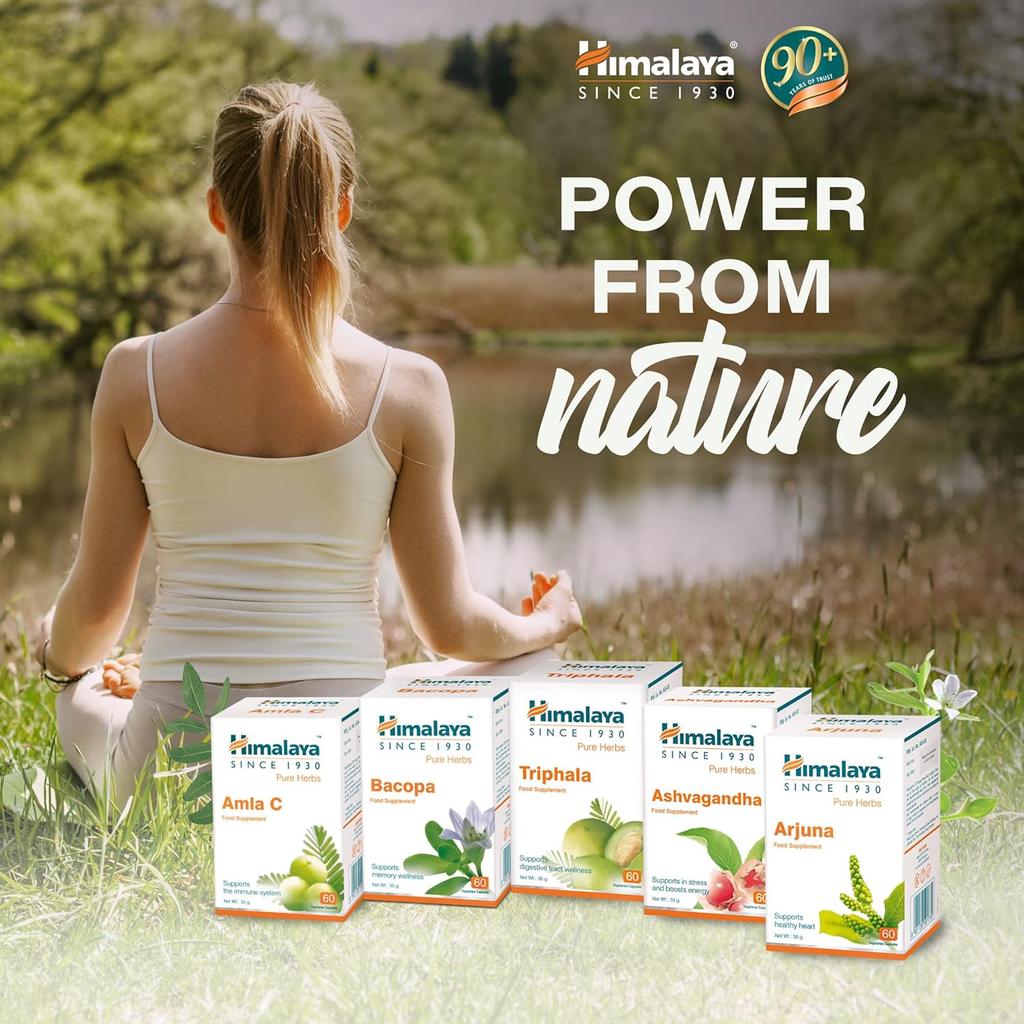Himalaya Wellness Pure Herbs Amalaki Immunity Wellness 60 Tablets Boost Natural Defense System Skin Health